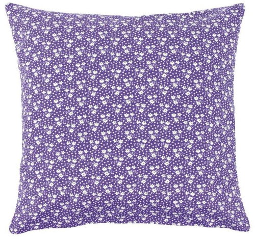 Bellatex Adéla - 40 × 40 cm - kytička na fialové - Pillow - Main image