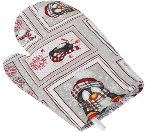 Bellatex 28 × 18 cm - winter patchwork - Oven Mitt - Main image