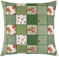Bellatex ADÉLA - 40 × 40 cm - patchwork zelený - Pillow