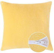 Bellatex MIKRO jednobarevný - 40 × 40 cm - světle žlutá - Pillow
