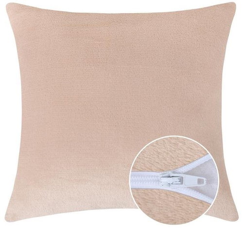 Bellatex MIKRO solid colour - 40 × 40 cm - beige - Pillow - Main image