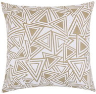 Bellatex ADÉLA - 40 × 40 cm - trojúhelníky béžové - Pillow