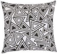Bellatex ADÉLA - 40 × 40 cm - trojúhelníky černé - Pillow