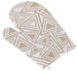 Bellatex 28 × 18 cm - triangles beige - Oven Mitt
