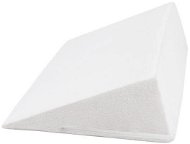 Párna Bellatex Ék alakú fejpárna - 80 × 50 × 20 cm - frottír, fehér - Polštář