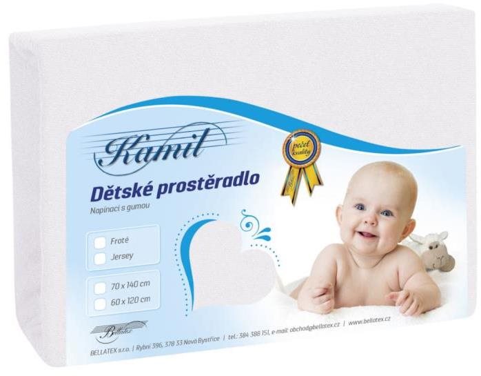 Bellatex frottír - 60 × 120 cm - fehér, gyerekeknek