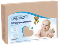 Bellatex Dětské froté - 70 × 140 cm - béžová - Prostěradlo do postýlky