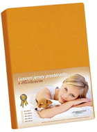 Bellatex Jersey with elastane - 180 × 200 cm - orange - Bedsheet