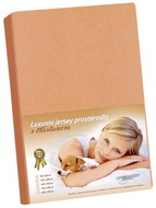 Bellatex Jersey with elastane - 90 × 200 cm - salmon - Bedsheet