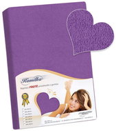 Bellatex Terry - 100 × 200 cm - dark purple - Bedsheet