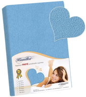 Bellatex Terry - 140 × 200 cm - aqua - Bedsheet