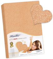 Bellatex Terry - 140 × 200 cm - salmon - Bedsheet