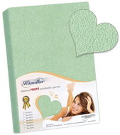 Bellatex Terry - 140 × 200 cm - light green - Bedsheet