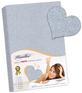 Bellatex Terry - 140 × 200 cm - grey - Bedsheet