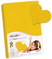 Bellatex Terry - 160 × 200 cm - deep yellow - Bedsheet