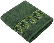 Bellatex Terry Stones - Towel 20/33 - 50 × 100 cm - dark green - Towel