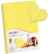 Bellatex Terry - 200 × 200 cm - yellow - Bedsheet