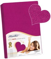 Bellatex Terry - 90 × 200 cm - fuchsia - Bedsheet