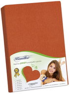 Bellatex Jersey - 100 × 200 cm - brick - Bedsheet