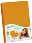 Bellatex Jersey – 120 × 200 cm – oranžová - Plachta na posteľ