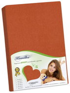 Bellatex Jersey - 160 × 200 cm - brick - Bedsheet