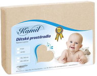 Bellatex Jersey with elastane - 60 × 120 cm - beige - Cot sheet