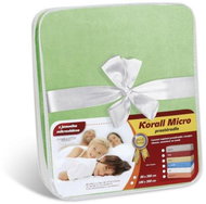 Bellatex Korall micro - 180 × 200 cm - light green - Bedsheet