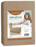 Bellatex Microflannel - 180 × 200 cm - brown - Bedsheet