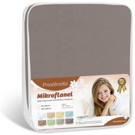 Bellatex Microflannel - 90 × 200 cm - dark grey - Bedsheet