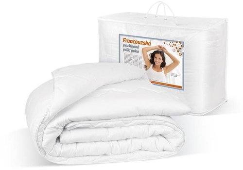 Bellatex French 400 g/m2 - year-round blanket - 240 × 200 cm - white - Duvet  - Main image