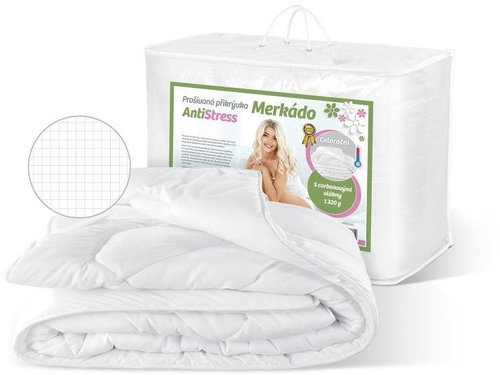 Bellatex Merkado AntiStress - winter - 140 × 200 cm, 1300 g - white - Duvet  - Main image