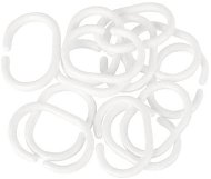 Bellatex gyűrűk zuhanyfüggönyhöz - fehér - Gyűrű