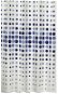 Bellatex Bathroom curtains - 180 × 200 cm - blue dots - Shower Curtain