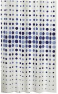 Bellatex Kúpeľňové závesy – 180 × 200 cm – modré bodky - Sprchový záves