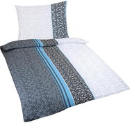 Bellatex Krepové - 140 × 200, 70 × 90 cm - tyrkysový lupínek - Bed Linen