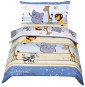 Bellatex Beáta – 100 × 135, 45 × 60 cm – safari modré - Detská posteľná bielizeň