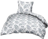 Bellatex Bavlněný satén - 140 × 200, 70 × 90 cm - šedá růže - Bed Linen