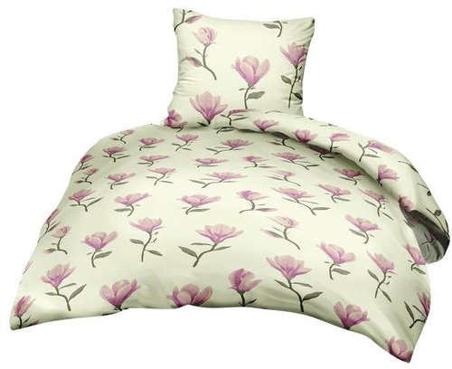 Bellatex Bavlněný satén - 140 × 200, 70 × 90 cm - tulipán - Bed Linen - Main image