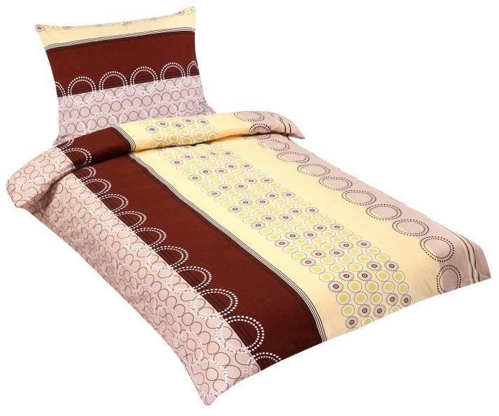 Bellatex flanel - 140×200, 70×90 cm - bézs