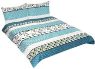 Bellatex Bavlna na dvoudeku - 1x 240 × 220, 2ks 70 × 90 cm - geometrie - Bed Linen