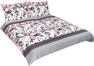 Bellatex Bavlna na dvoudeku - 1x 200 × 220, 2ks 70 × 90 cm - šípková růže - Bed Linen