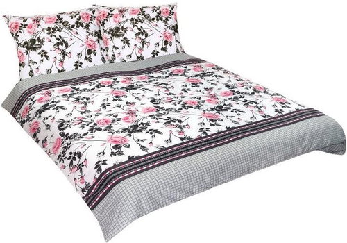 Bellatex Bavlna na dvoudeku - 1x 200 × 220, 2ks 70 × 90 cm - šípková růže - Bed Linen - Main image