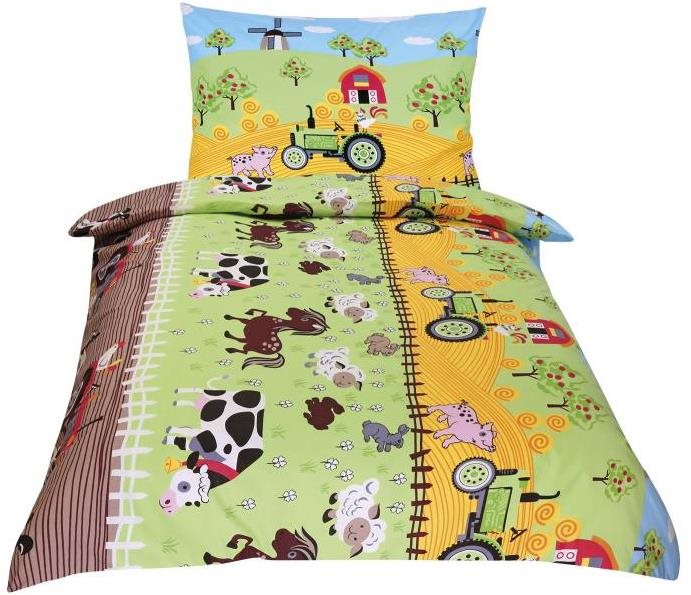 Bellatex Junior pamut - 140×200, 70×90 cm - farm