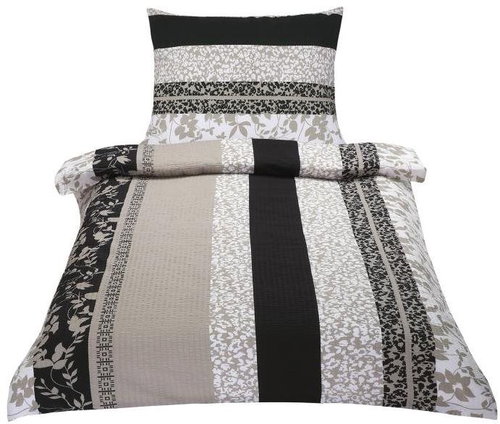 Bellatex Krepové - 140 × 220, 70 × 90 cm - hnědobéžové lístky - Bed Linen - Main image