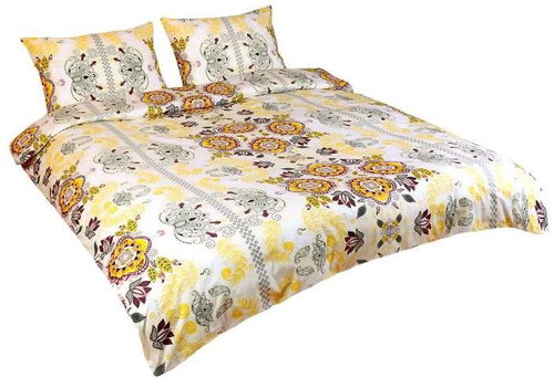 Bellatex Bavlna na dvoudeku - 1x 240 × 220, 2ks 70 × 90 cm - ornament - Bed Linen - Main image