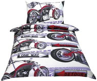 Bellatex Bavlněné Junior - 140 × 200, 70 × 90 cm - motorka - Bed Linen