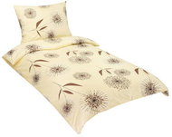 Bellatex Bavlněné - 140 × 200, 70 × 90 cm - béžová pampeliška - Bed Linen