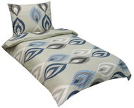 Bellatex Krepové - 140 × 220, 70 × 90 cm - modrošedé slzy - Bed Linen