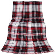 Bellatex Camping PLUS - 150 × 200 cm - red squares - Blanket