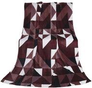 Bellatex Kemping PLUS - 150 × 200 cm - hnědé trojúhelníky - Blanket
